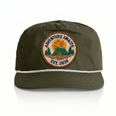 "Adventure Awaits" Cap - Olive Green