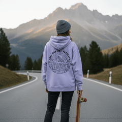 Lavender "Lost and not Bothered" Hoodie