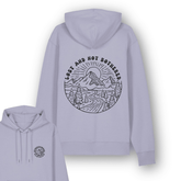 Lavender "Lost and not Bothered" Hoodie