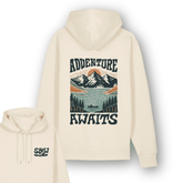 Organic "Adventure Awaits" Hoodie