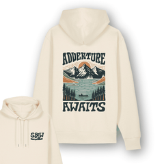 Organic "Adventure Awaits" Hoodie