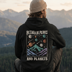 Organic "Between Peaks and Planets" Hoodie