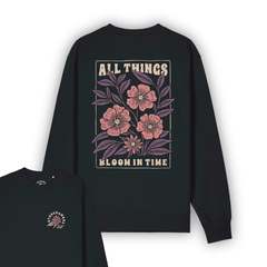 Organic "Bloom" Pullover Sweatshirt