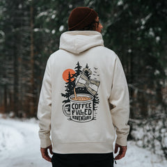 Organic "Coffee Filled Adventure" Hoodie