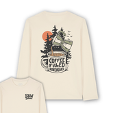 Organic "Coffee Filled Adventure" Long Sleeve Tee