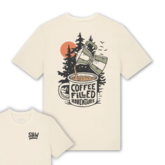 Organic "Coffee Filled Adventure" Tee