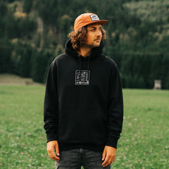 Organic Embroidered "Get Outside" Hoodie