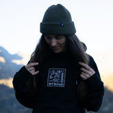 Organic Embroidered "Get Outside" Hoodie