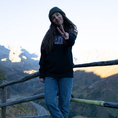 Organic Embroidered "Get Outside" Hoodie