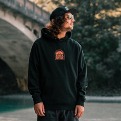 Organic Embroidered "Rise and Shine" Hoodie