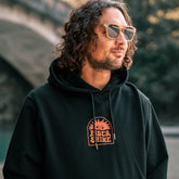 Organic Embroidered "Rise and Shine" Hoodie