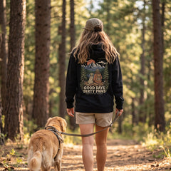 Organic "Good Days - Dirty Paws" Hoodie