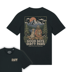 Organic "Good Days - Dirty Paws" Tee