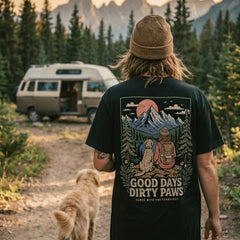 Organic "Good Days - Dirty Paws" Tee