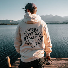 Organic "Good Vibes" Hoodie