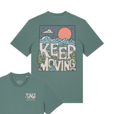 Organic "Keep Moving" Tee