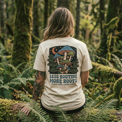 Organic "Less Routine, More Roots" Tee