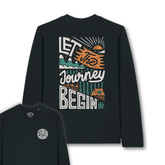 Organic "Let the Journey Begin" Long Sleeve Tee