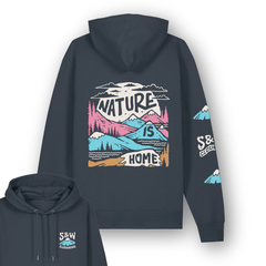 Organic "Nature Is Home" Hoodie