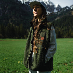 Recycled "Seeker" Sherpa Fleece Vest