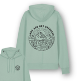 Sage Green "Lost and not Bothered" Hoodie