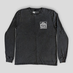 Stone Washed "Land Meets Sky" Long-sleeve Tee