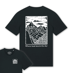 Organic "Land Meets Sky" Tee