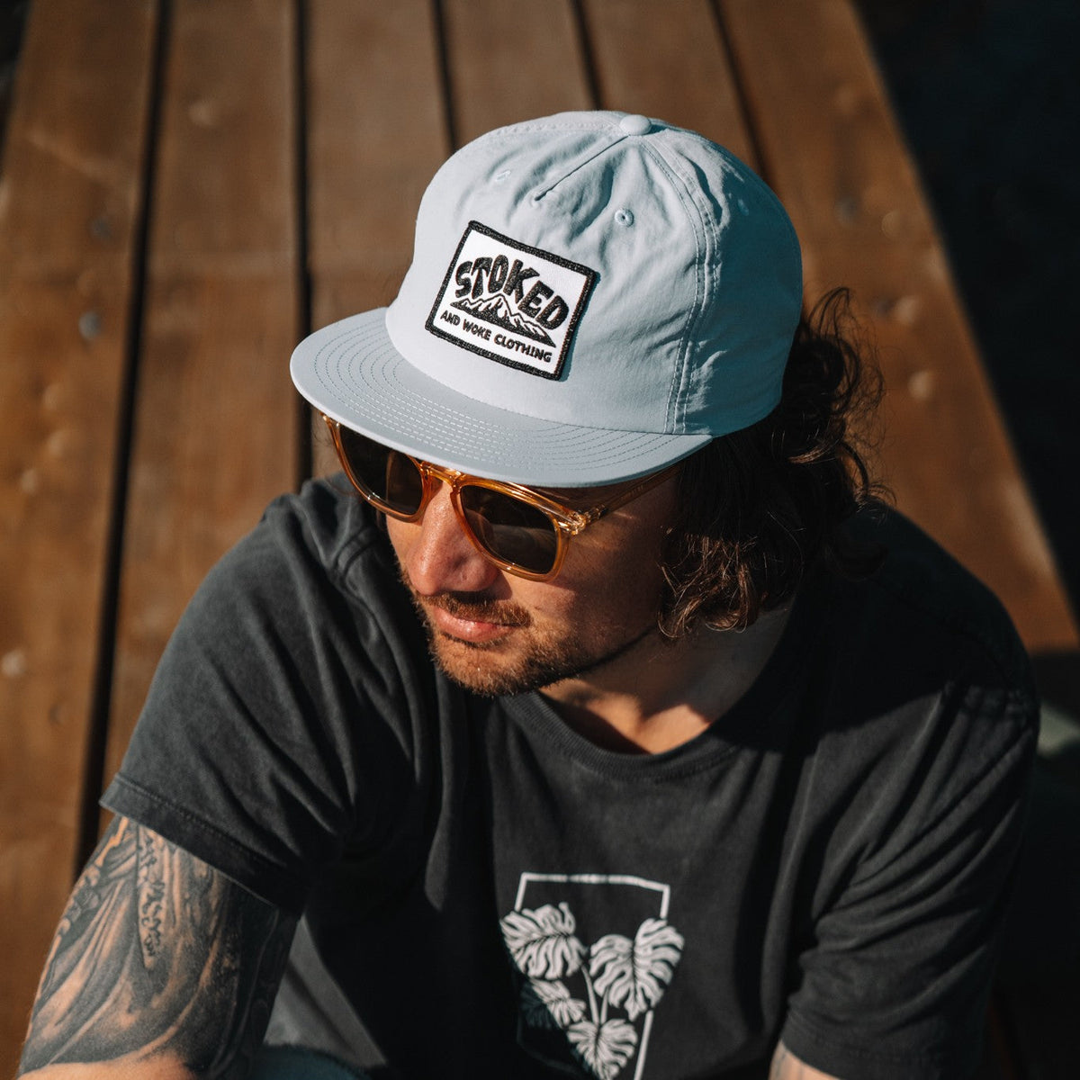 Recycled "Sky Blue" Hikers Cap