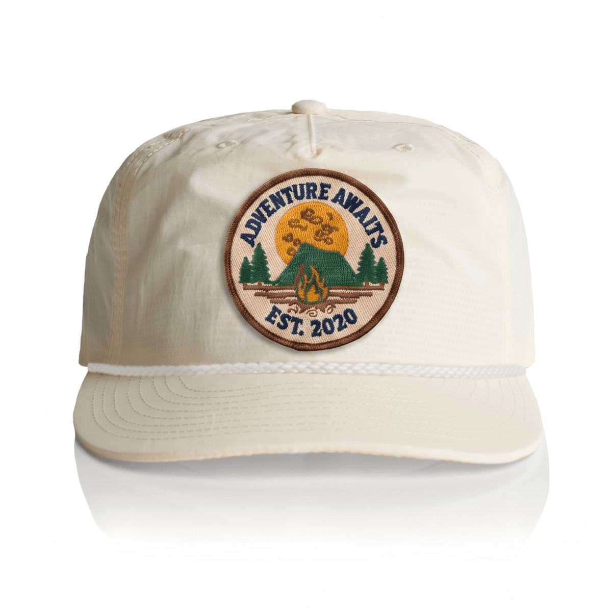 "Adventure Awaits" Cap - Sand