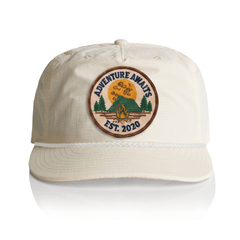 "Adventure Awaits" Cap - Sand