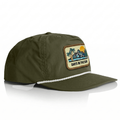 "Days in the Sun" Cap  - Olive Green