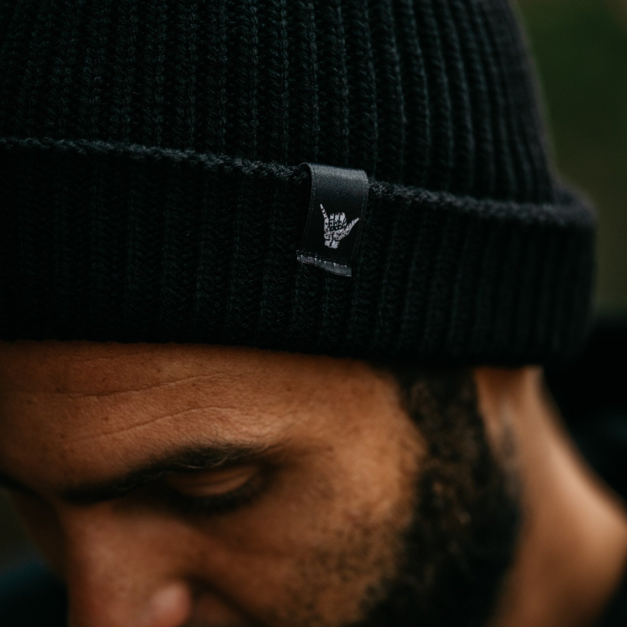 Fisherman Beanie - Black