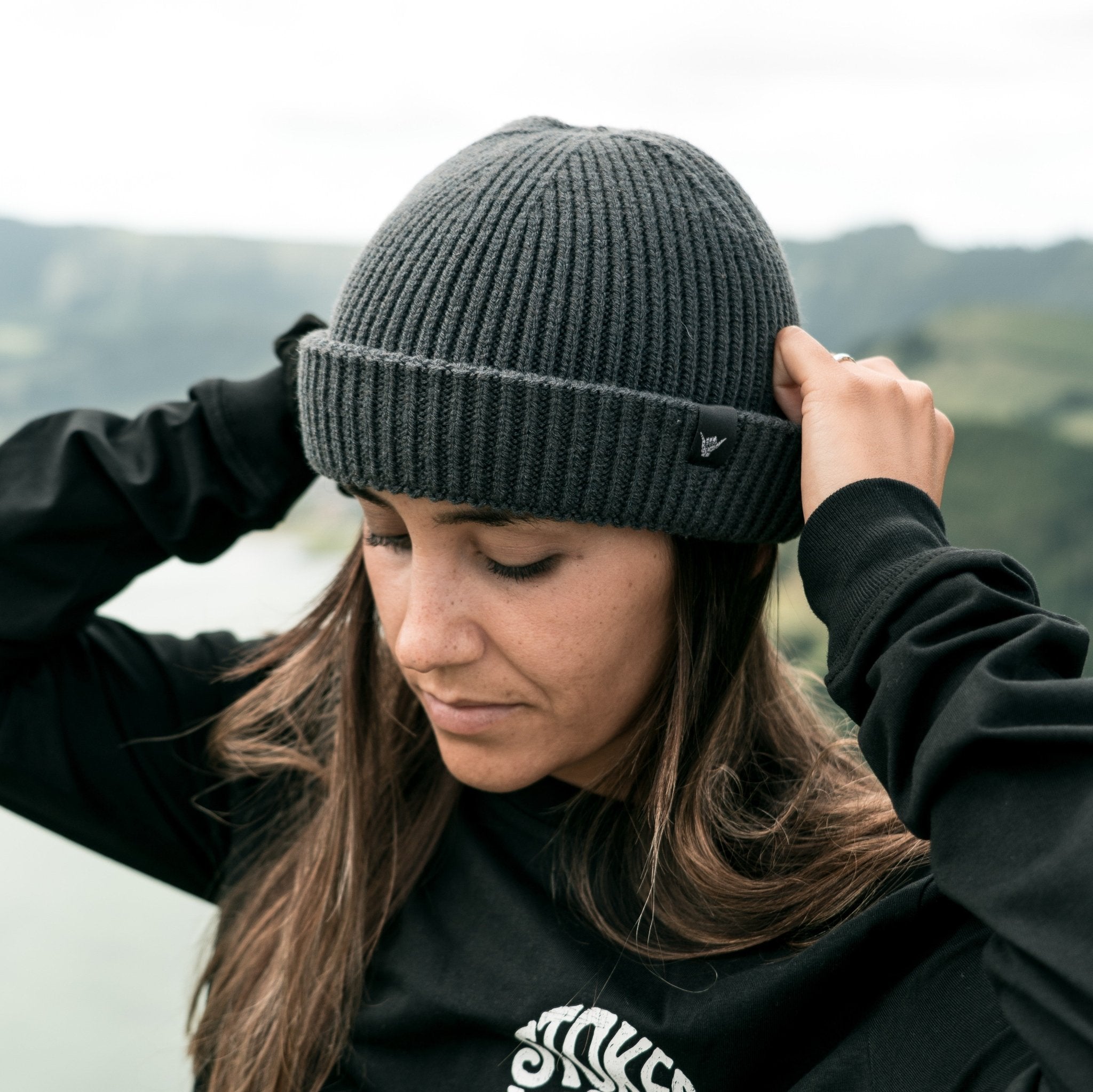 Fisherman Beanie - Graphite Grey