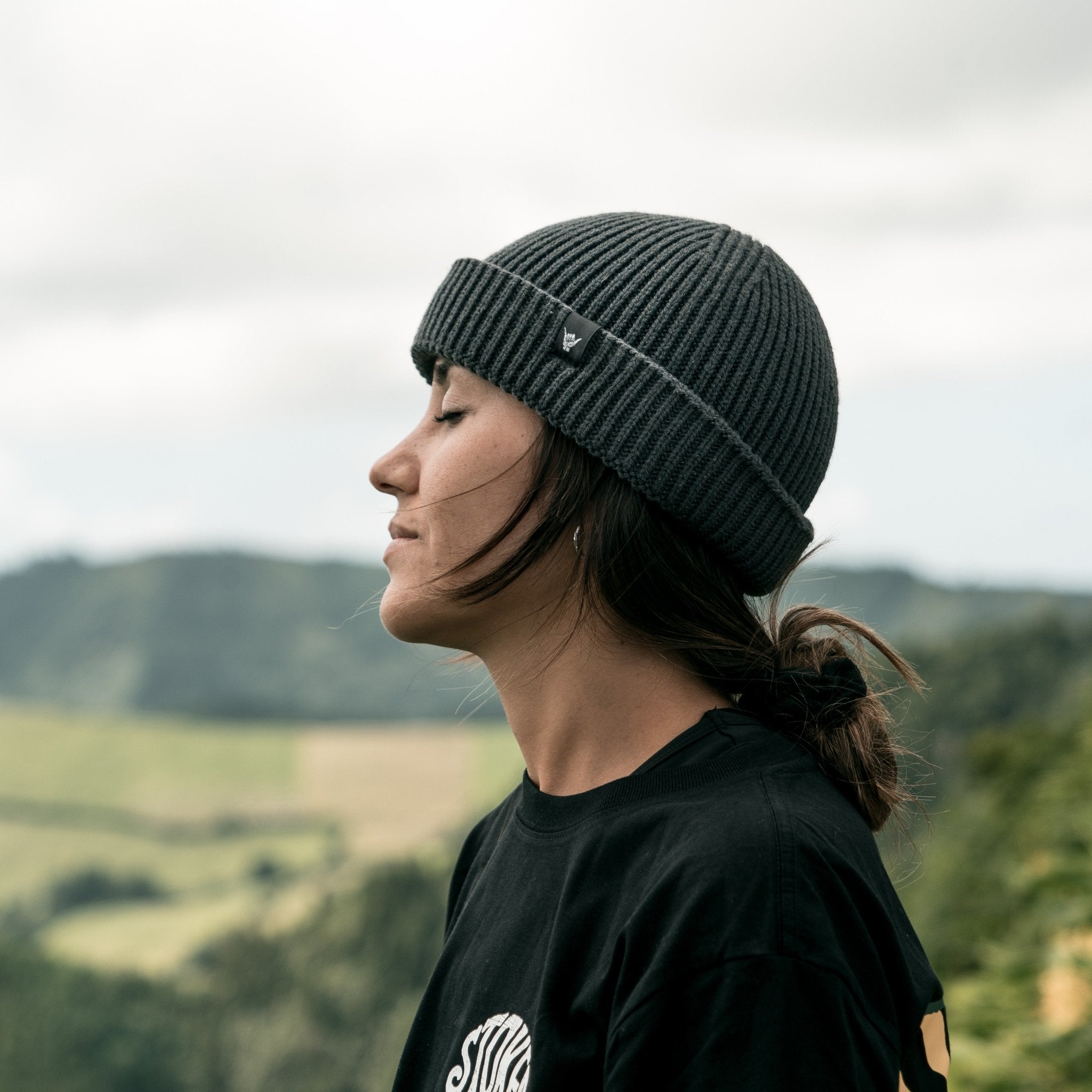 Fisherman Beanie - Graphite Grey