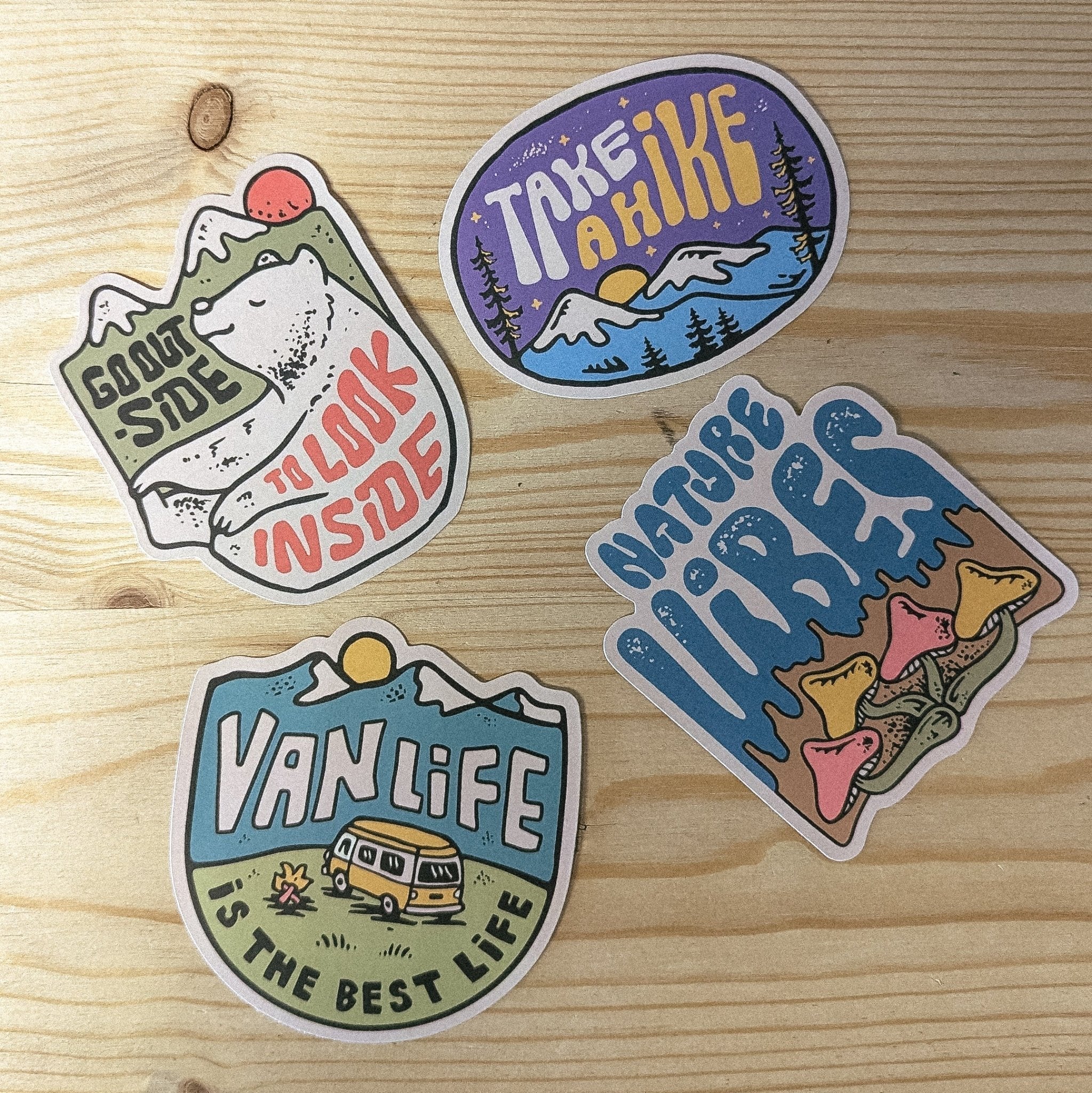 NatureNomad Sticker Pack