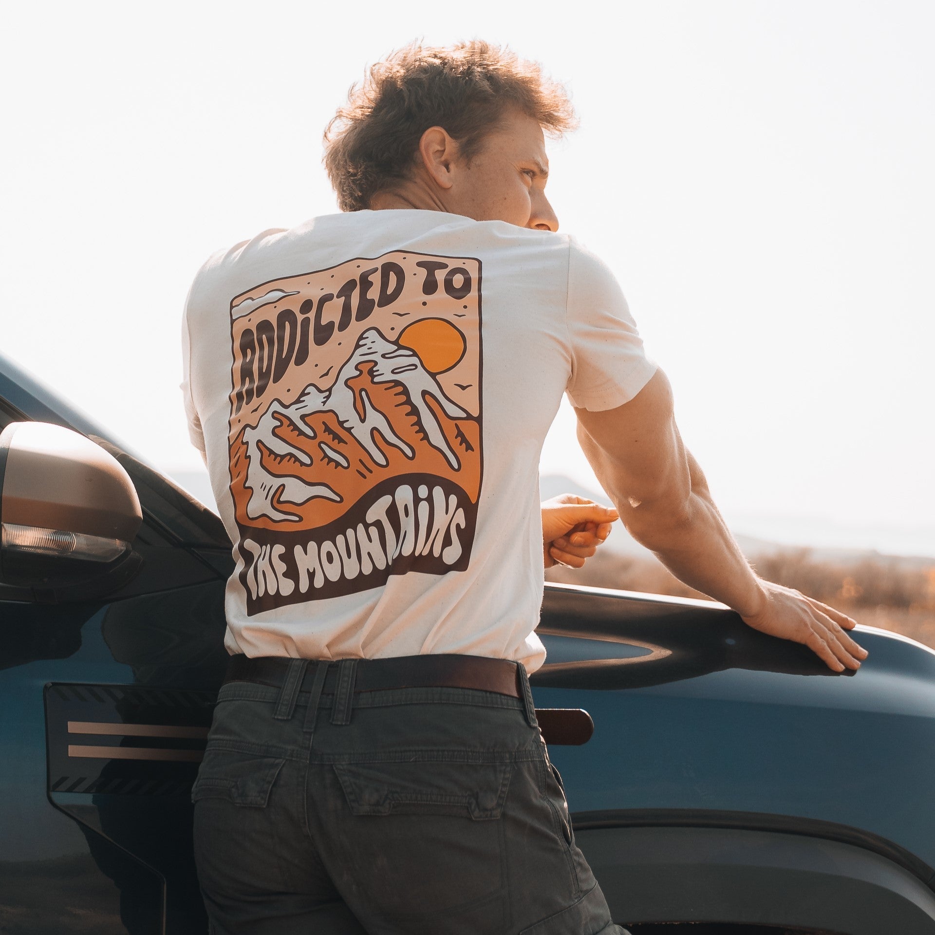 Organic "Addicted to the Mountains" Tee