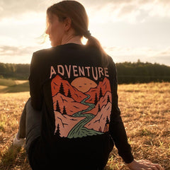 Organic "Adventure" Long Sleeve Tee