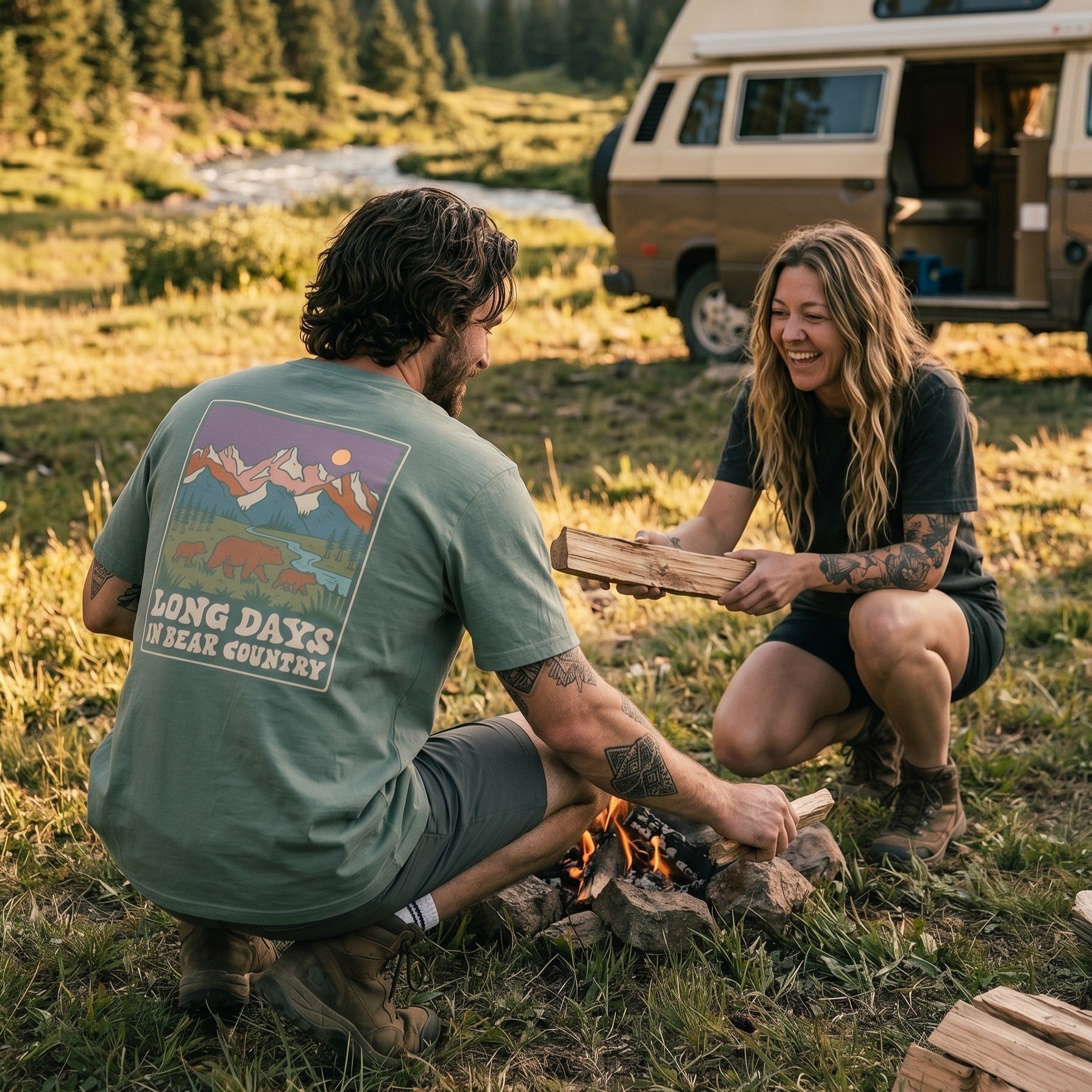 Organic "Bear Country" Tee