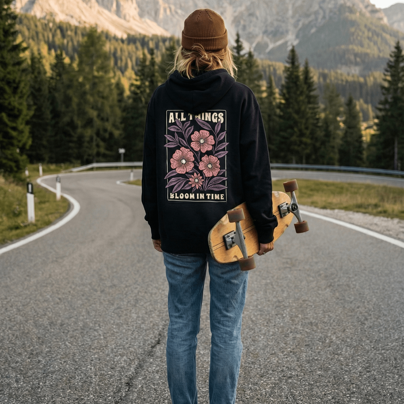 Organic "Bloom" Hoodie