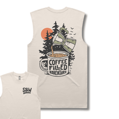 Organic "Coffee Filled Adventure" Tank Top