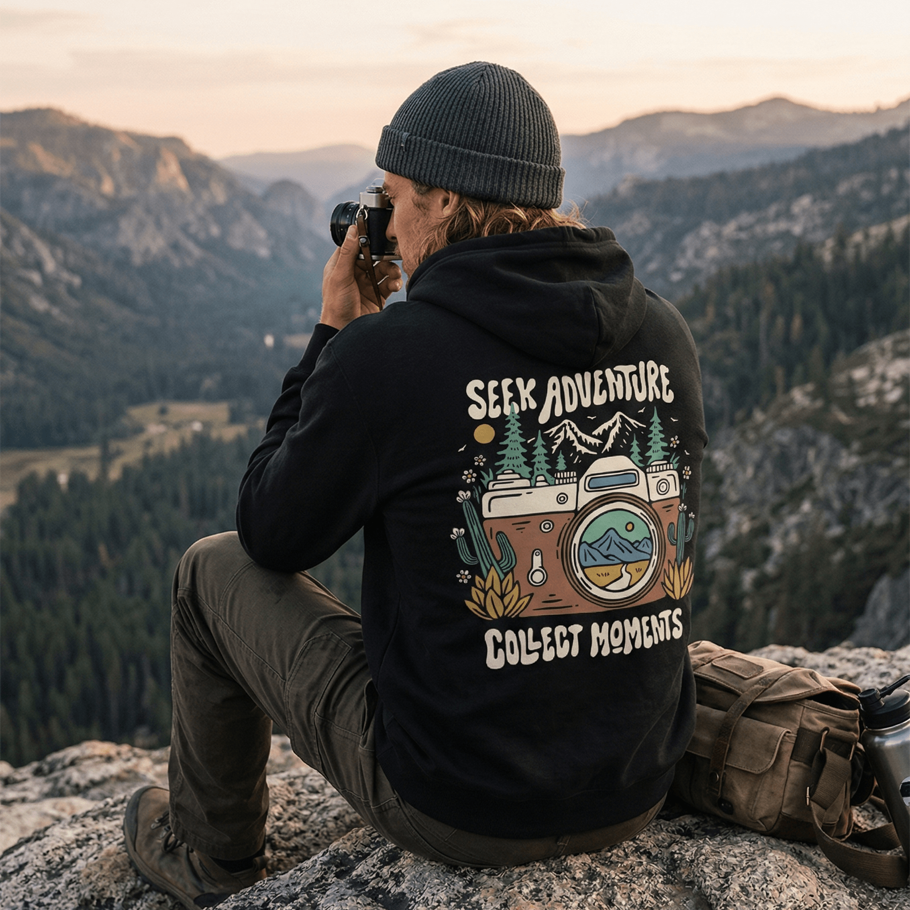 Organic "Collect Moments" Hoodie