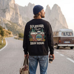 Organic "Collect Moments" Pullover Sweatshirt