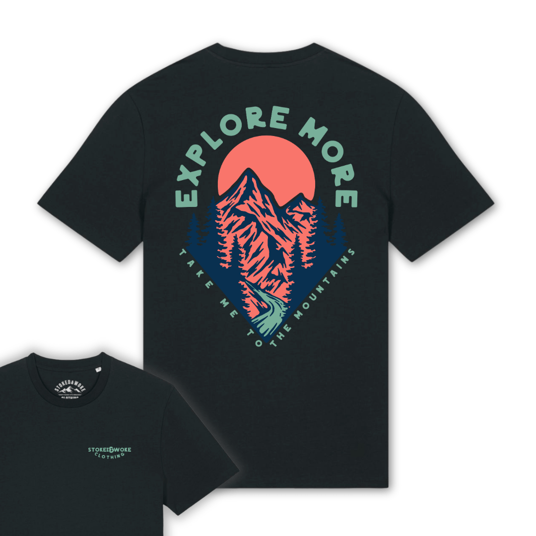 Organic "Explore More" Tee