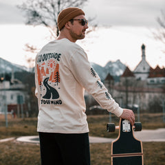 Organic "Free Your Mind" Long Sleeve Tee