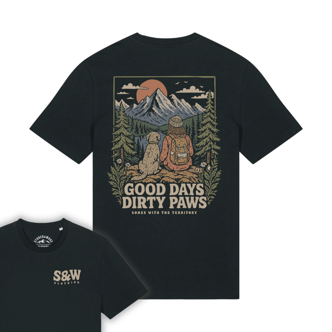Organic "Good Days - Dirty Paws" Tee