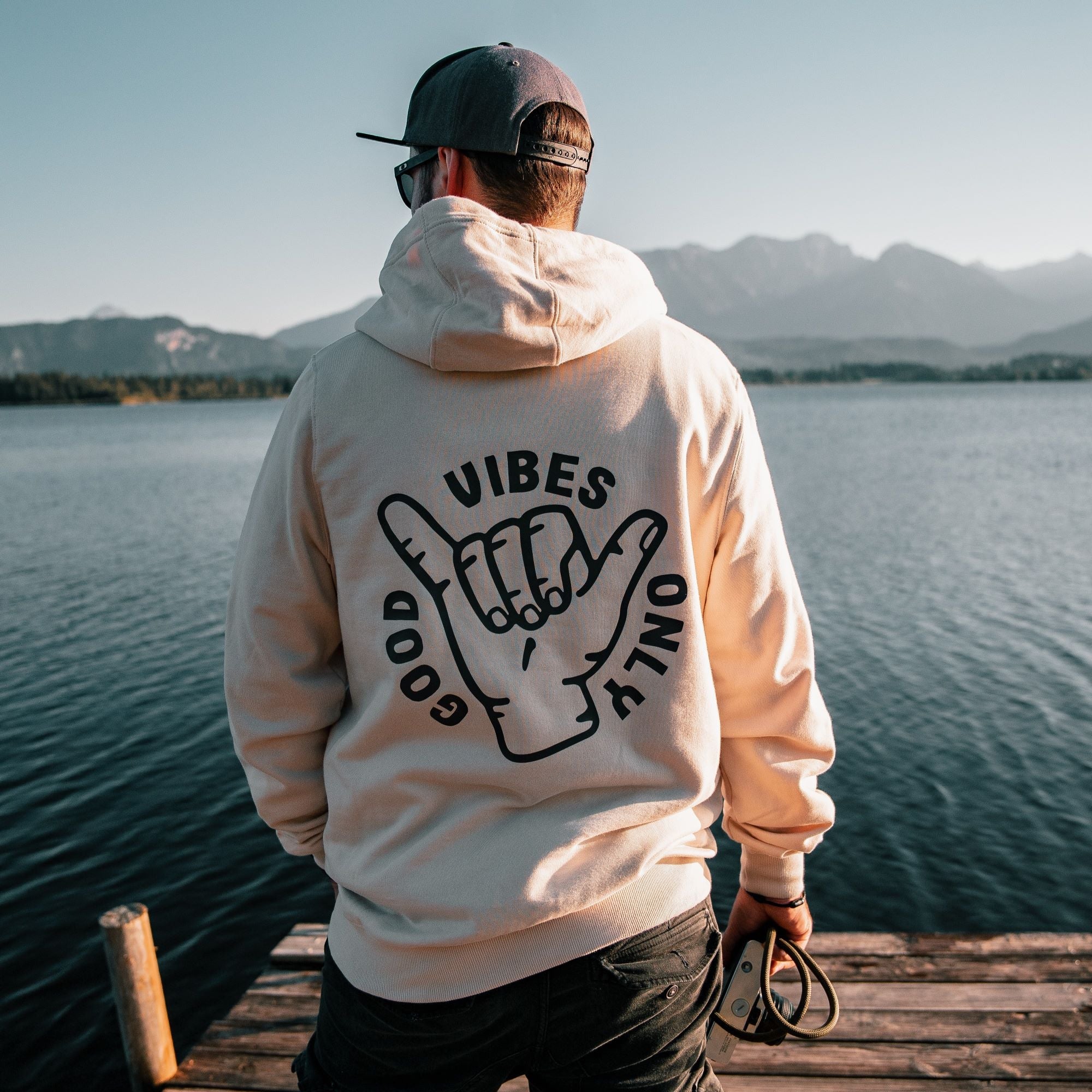Organic "Good Vibes" Hoodie
