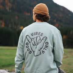Organic "Good Vibes" Pullover Sweatshirt