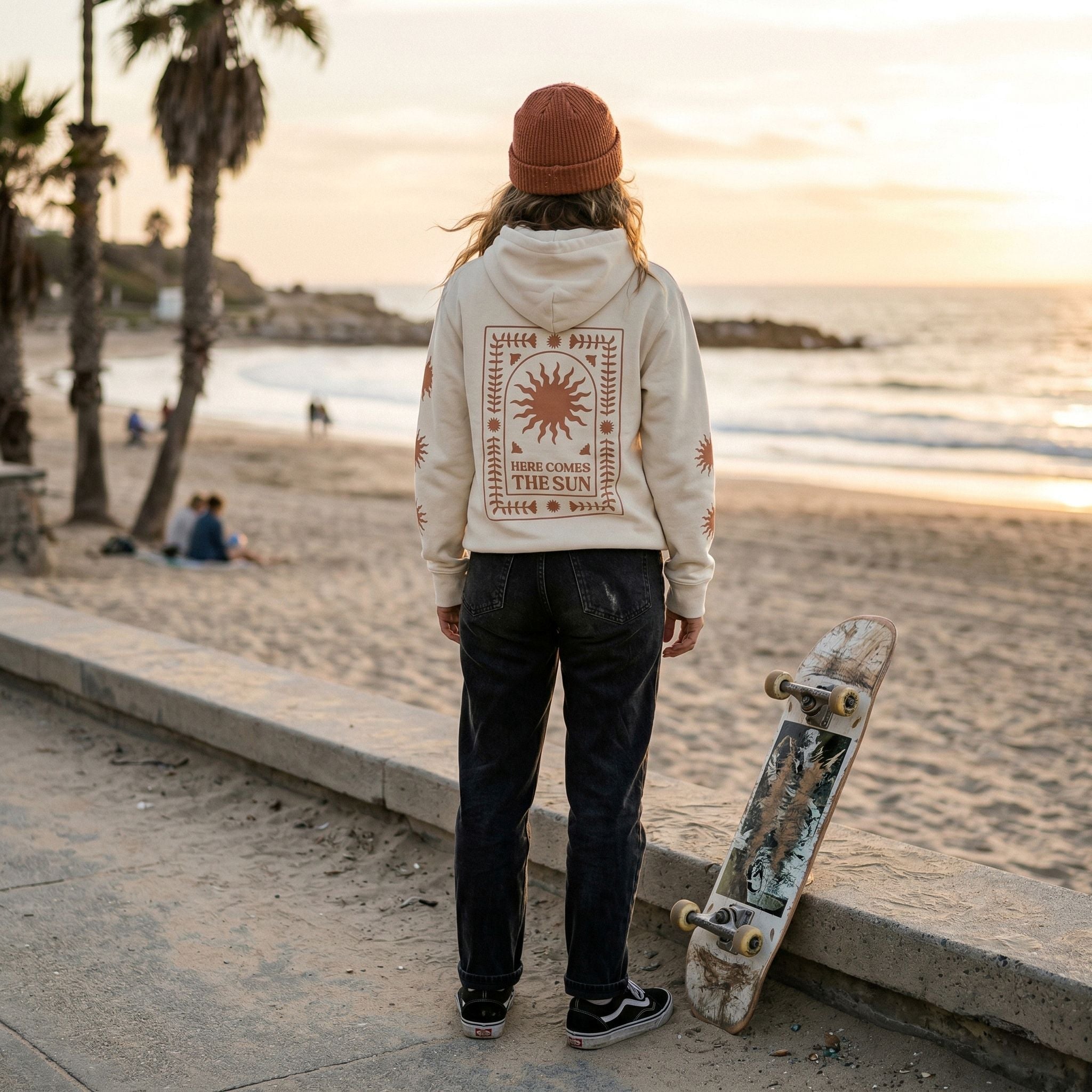 Organic "Here comes the Sun" Hoodie