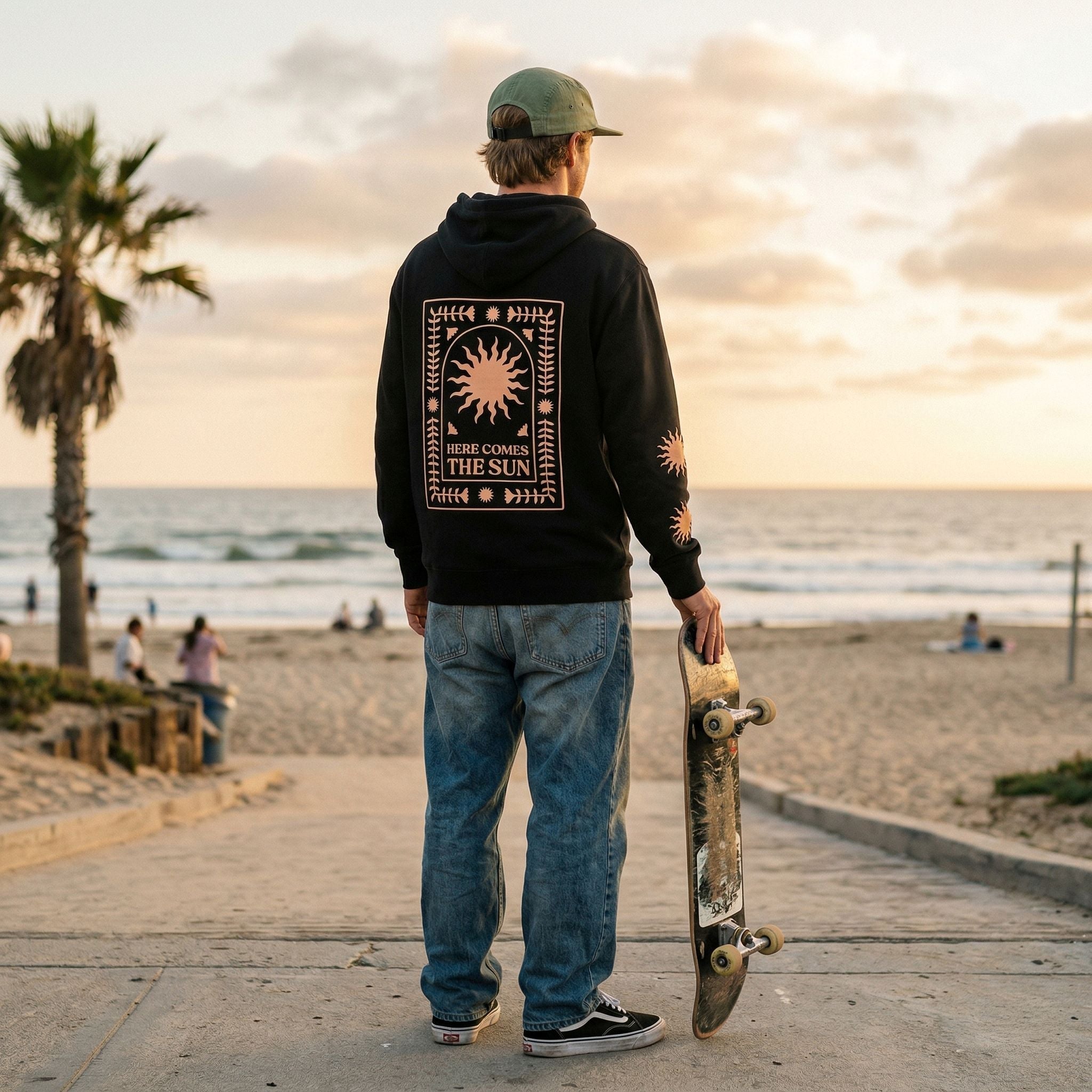 Organic "Here comes the Sun" Hoodie