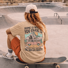 Organic "Home on Wheels" Tee